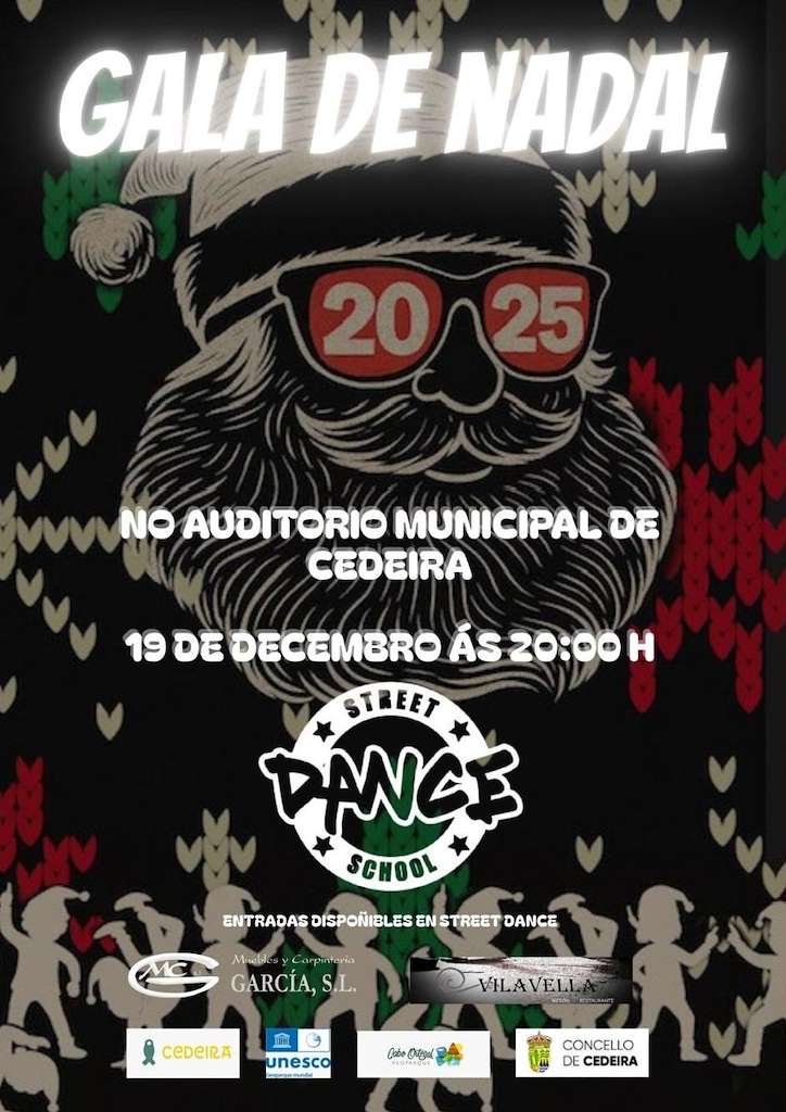Gala de Navidad de la Street Dance School en Cedeira