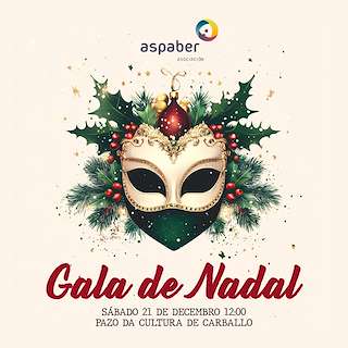 Fechas, información, programa, cartel, imágenes, mapa y ubicación de Gala de Nadal de Aspaber  en  Carballo