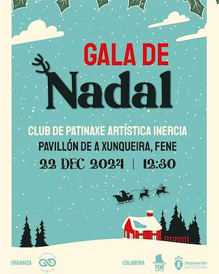 Fechas, información, programa, cartel, imágenes, mapa y ubicación de Gala de Nadal de Patinaxe Artística Inercia  en  Fene