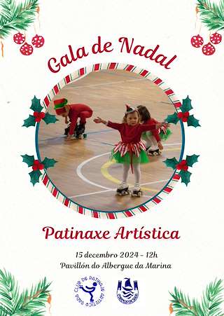 Fechas, información, programa, cartel, imágenes, mapa y ubicación de Gala de Nadal de Patinaxe Artística  en  Sada
