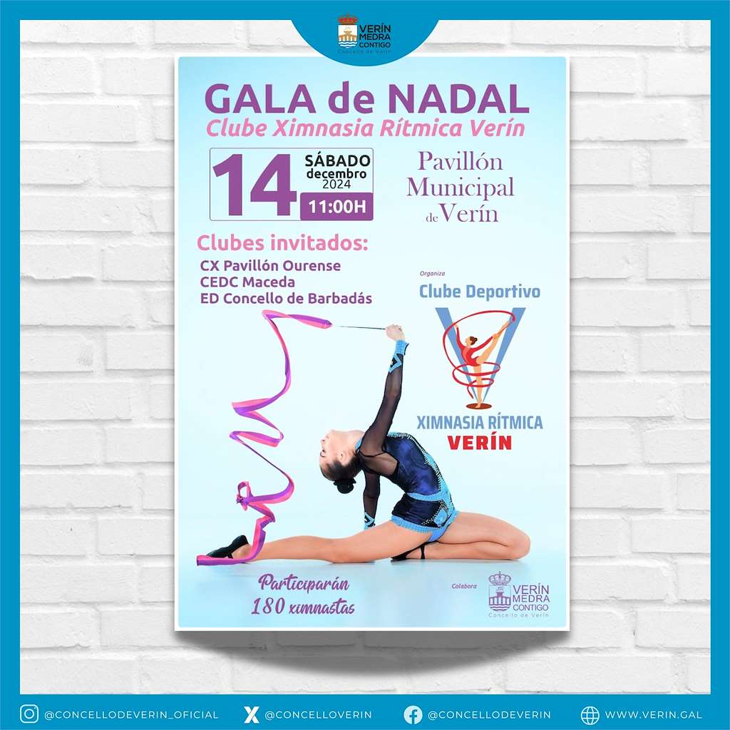 Gala de Nadal de Ximnasia Ritmica en Verín