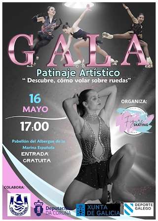 Fechas, información, programa, cartel, imágenes, mapa y ubicación de Gala de Patinaje Artístico  en  Sada