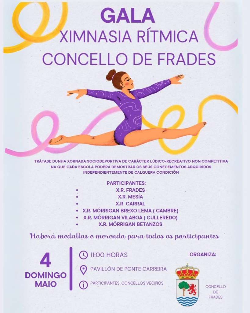 Gala de Ximnasia Rítmica en Frades