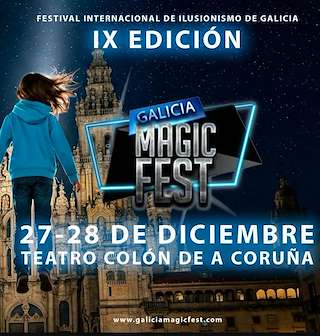 Fechas, información, programa, cartel, imágenes, mapa y ubicación de IX Gala Internacional de Ilusionismo – Galicia Magic Fest (2025) en A Coruña