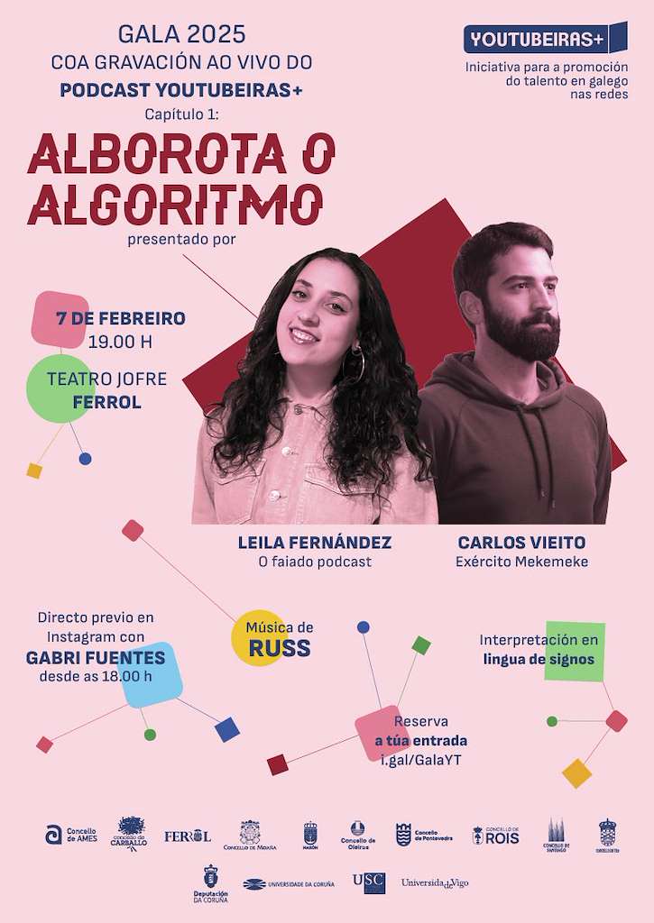 Gala Premios Youtubeiras+ en Ferrol