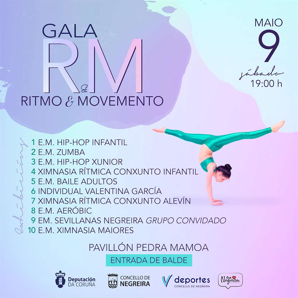 Gala Ritmo e Movemento (2026) en Negreira