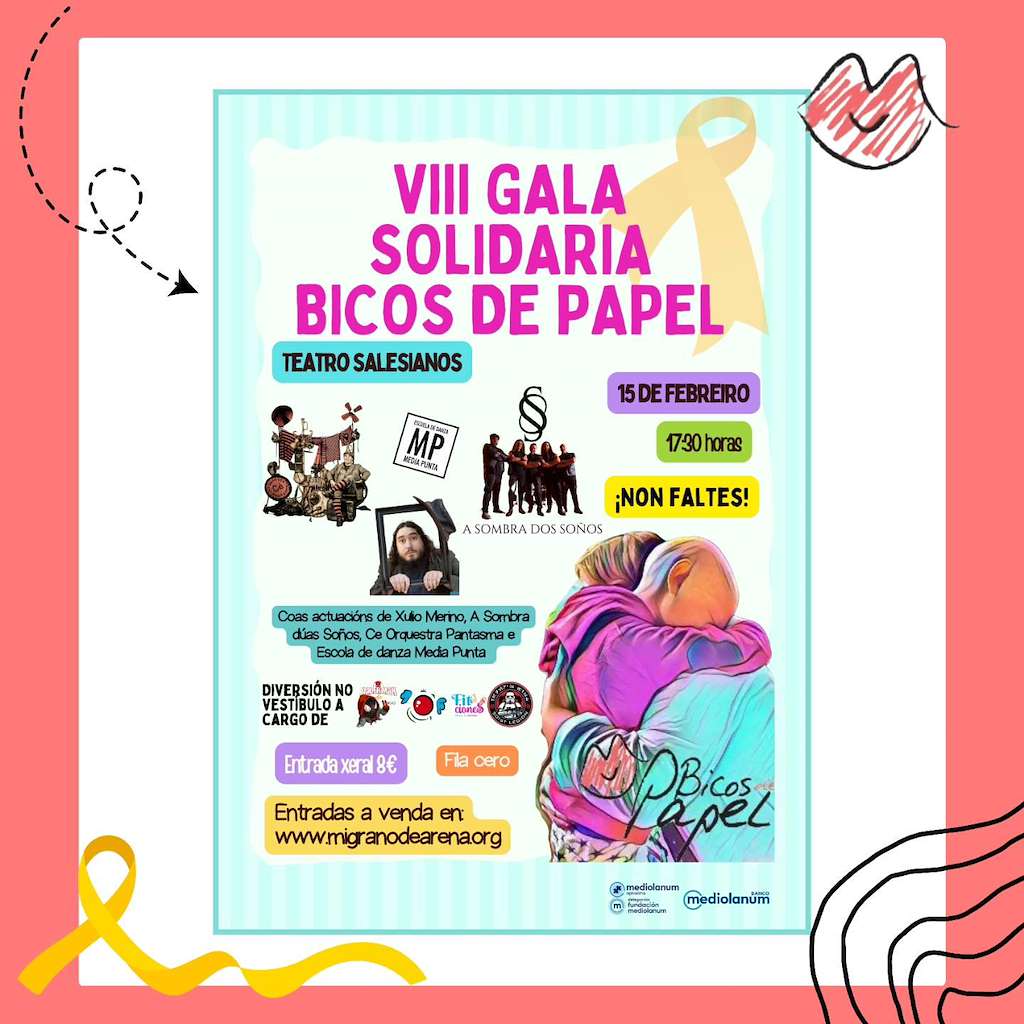 VIII Gala Solidaria Bicos de Papel en Vigo