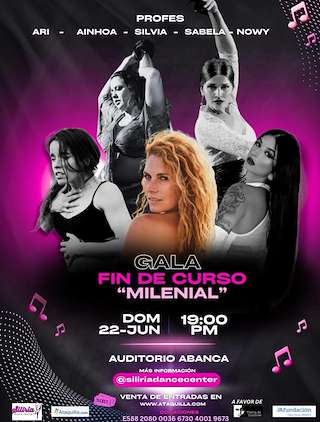 Fechas, información, programa, cartel, imágenes, mapa y ubicación de Gala Solidaria de Danza Siliria Dance Center  en  Santiago de Compostela