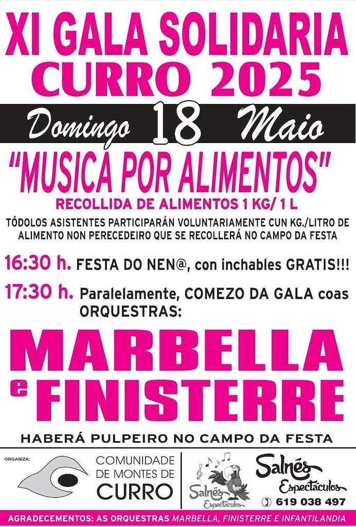 IX Gala Solidaria Música por Alimentos en Barro