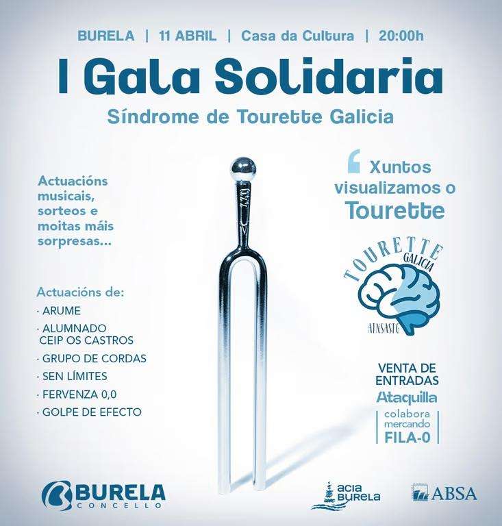 I Gala Solidaria Síndrome de Tourette  (2026) en Burela