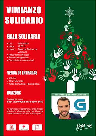 Fechas, información, programa, cartel, imágenes, mapa y ubicación de Gala Solidaria  en  Vimianzo