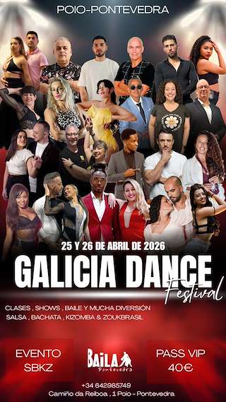 Fechas, información, programa, cartel, imágenes, mapa y ubicación de Galicia Dance Festival  (2026)  en  Poio