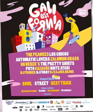 Fechas, información, programa, cartel, imágenes, mapa y ubicación de Galifornia Beat   en  A Guarda
