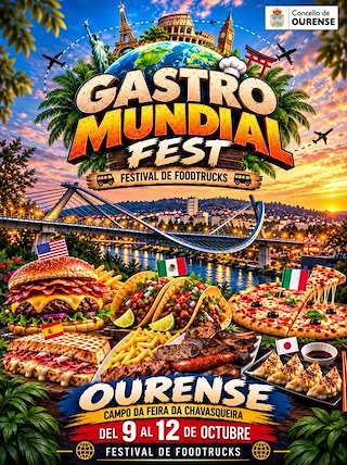 Fechas, información, programa, cartel, imágenes, mapa y ubicación de Gastro Mundial Fest (2026)  en  Ourense