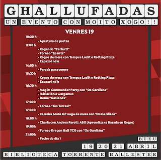 Ghallufadas - Un Evento con Moito Xogo en Cangas