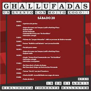 Ghallufadas - Un Evento con Moito Xogo en Cangas