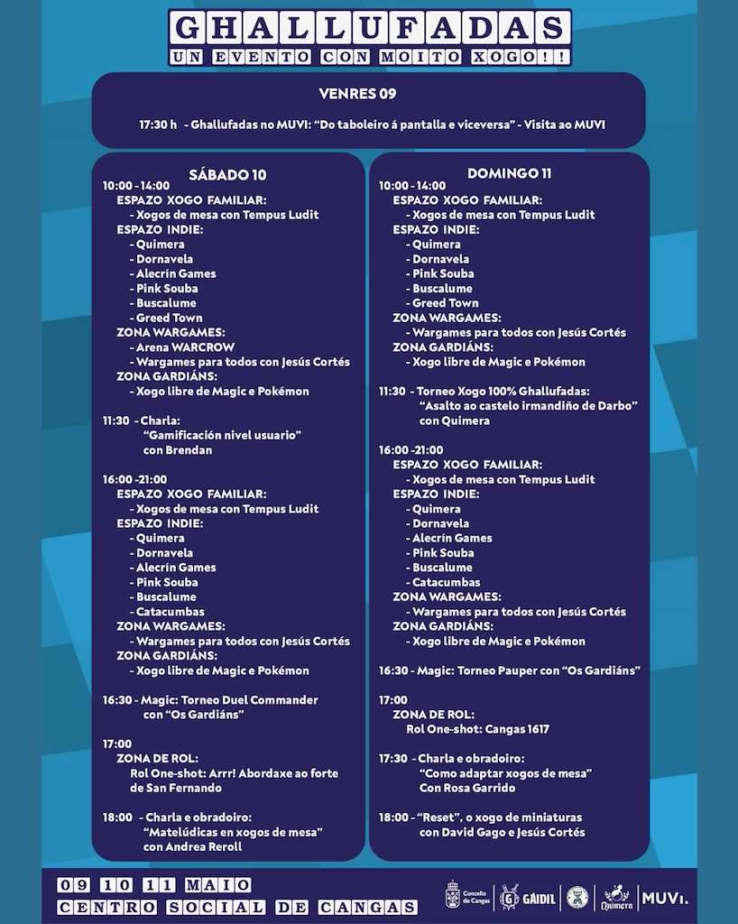 Ghallufadas - Un Evento con Moito Xogo en Cangas de Morrazo