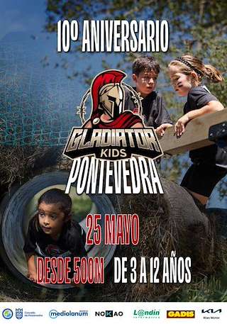 Gladiator Race Kids en Pontevedra
