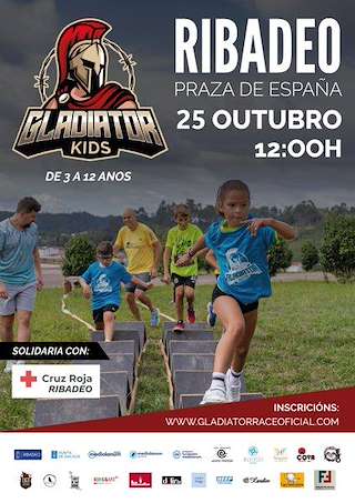 Fechas, información, programa, cartel, imágenes, mapa y ubicación de Gladiator Kids (2026)  en  Ribadeo
