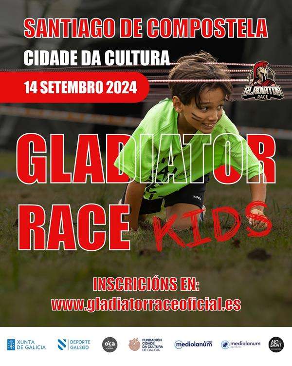 Gladiator Race Kids en Santiago de Compostela