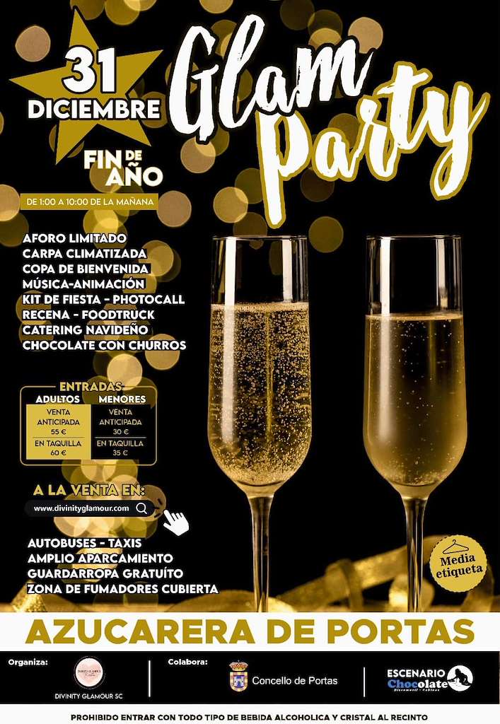 Glam Party - Fin de Año en Portas