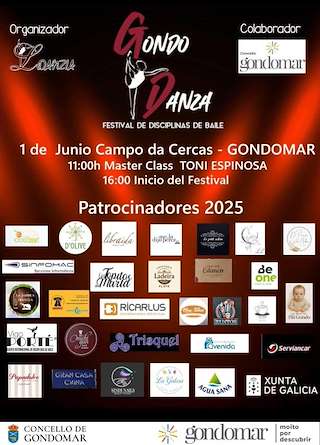 Fechas, información, programa, cartel, imágenes, mapa y ubicación de Gondo Danza - Festival de Disciplinas de Baile  en  Gondomar