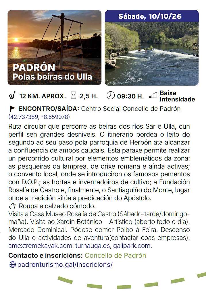 Goza do Ulla  (2026) en Padrón