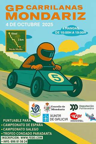 Fechas, información, programa, cartel, imágenes, mapa y ubicación de GP Carrilanas (2025)  en  Mondariz