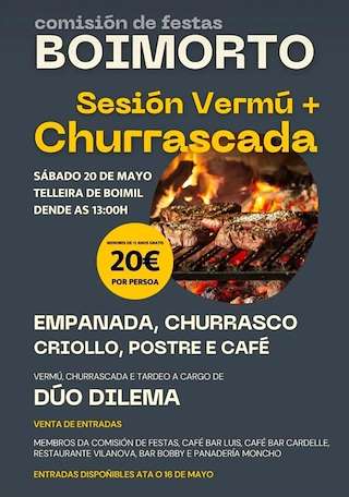 Gran Churrascada  en Boimorto