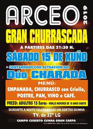 Gran Churrascada de Arceo en Boimorto