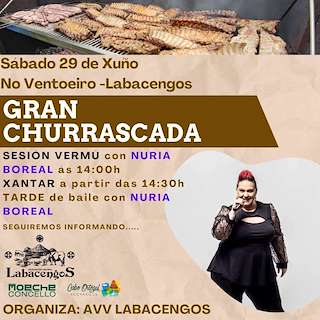 Gran Churrascada de Labacengos en Moeche