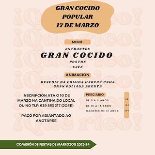 Mexillóns e Churrasco de Marrozos en Santiago de Compostela