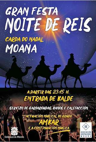Gran Fiesta Noche de Reyes en Moaña