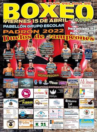 Gran Velada de Boxeo (2026) en Padrón