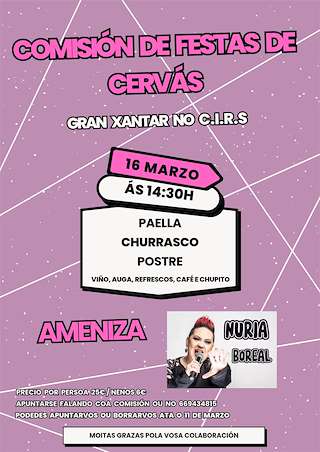 Gran Xantar de Cervás  en Ares