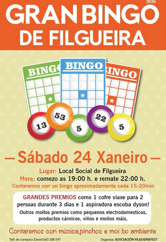 Gran Bingo de Filgueira en Lalín