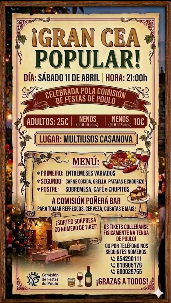 Gran Cea Popular de Poulo en Gomesende
