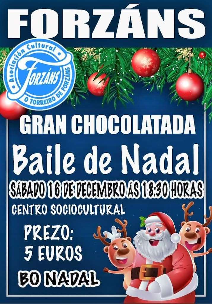 Gran Chocolatada - Baile de Nadal de Forzáns en Ponte Caldelas