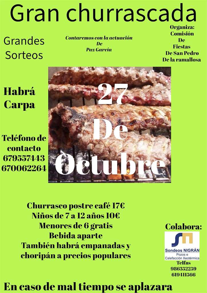 Gran Churrascada da Ramallosa en Nigrán