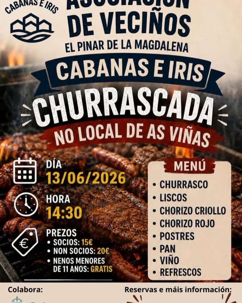 Gran Churrascada de As Viñas  en Cabanas