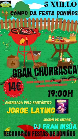 Fechas, información, programa, cartel, imágenes, mapa y ubicación de Gran Churrascada de Doniños  en  Ferrol