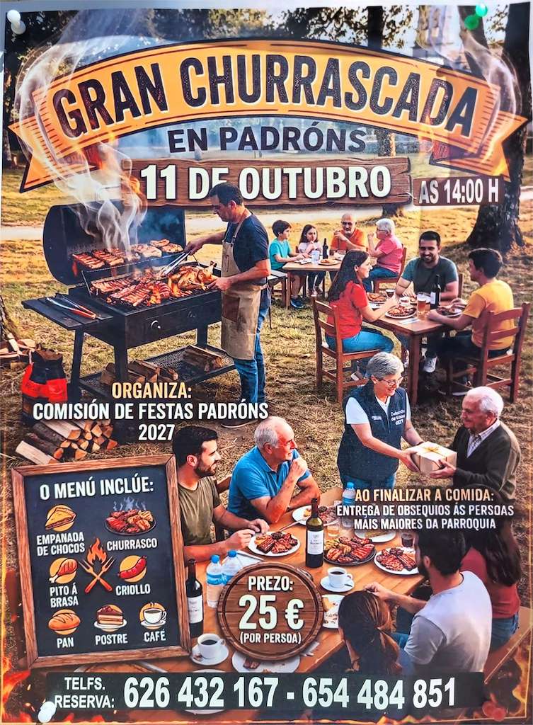 Gran Churrascada de Padróns (2026) en Ponteareas