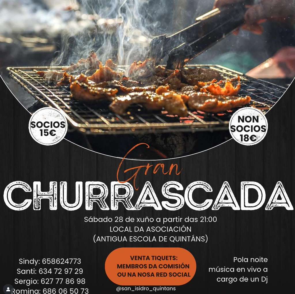 Gran Churrascada de Quintáns  en Muxía