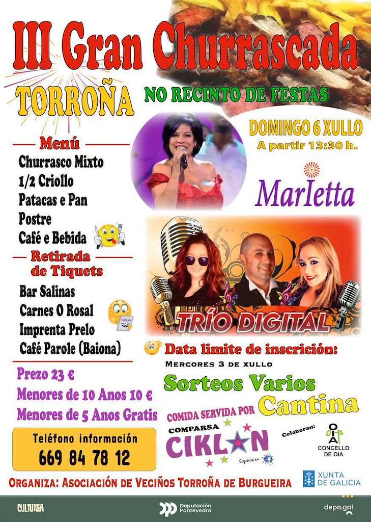 III Gran Churrascada de Torroña en Oia