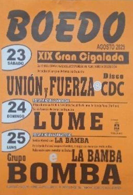 XIX Gran Cigalada - San Roque de Boedo (2025) en Culleredo