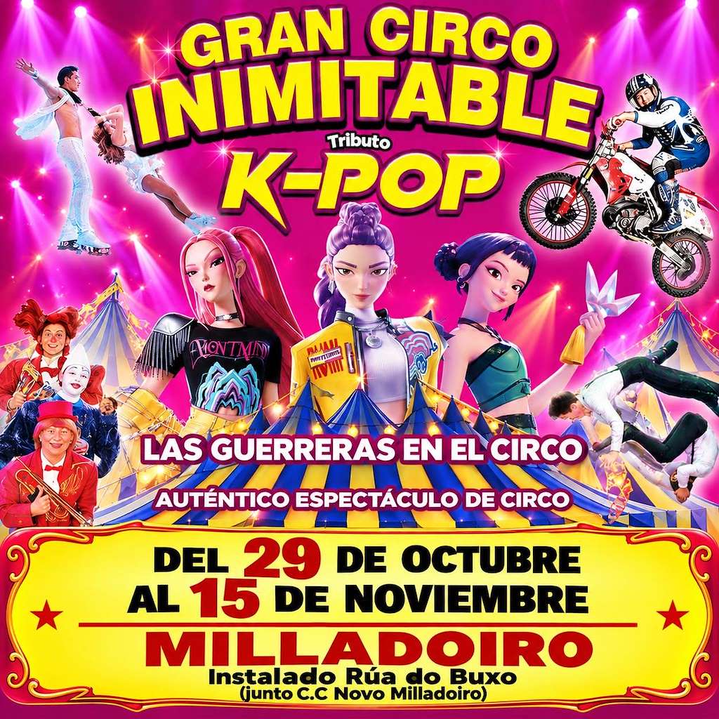 Gran Circo Inimitable - Tributo K-Pop (2026) en Ames