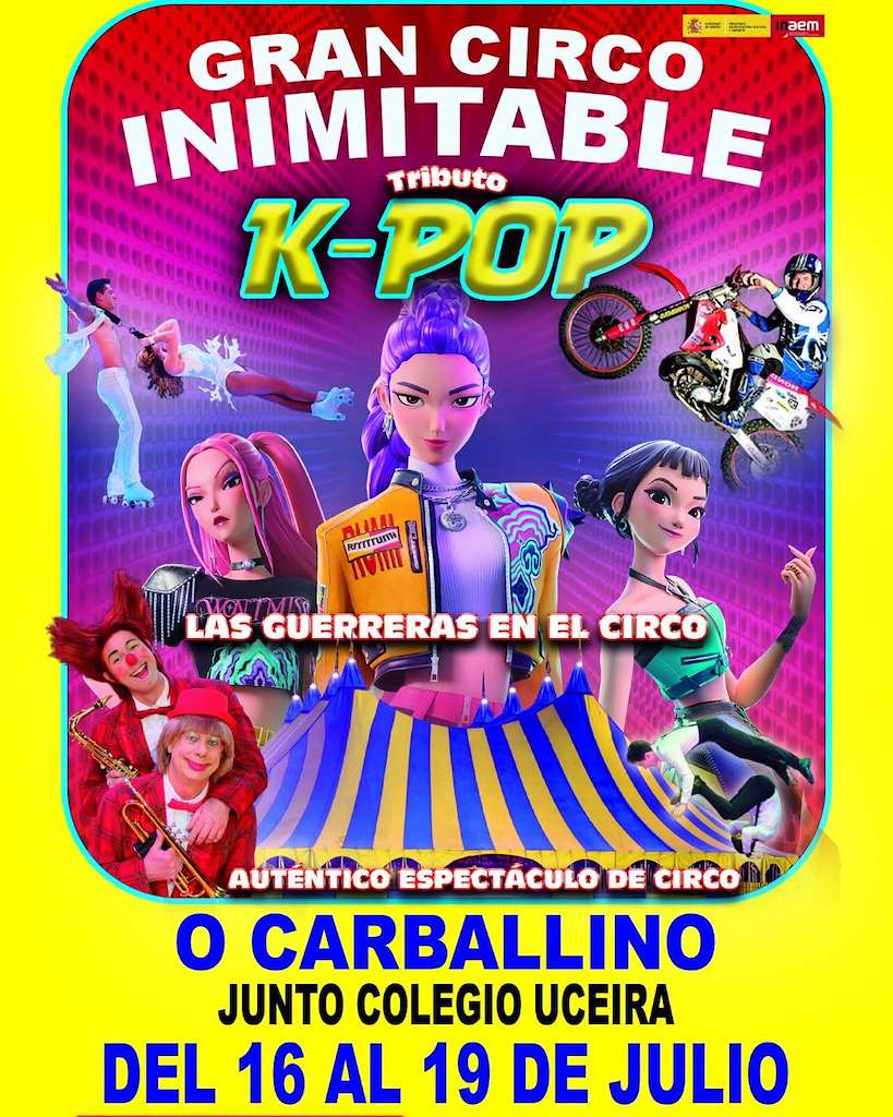Gran Circo Inimitable - Tributo K-Pop (2026) en O Carballiño