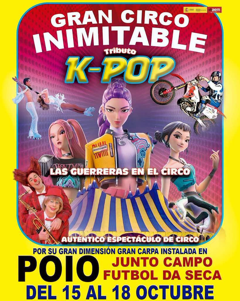Gran Circo Inimitable - Tributo K-Pop (2026) en Poio