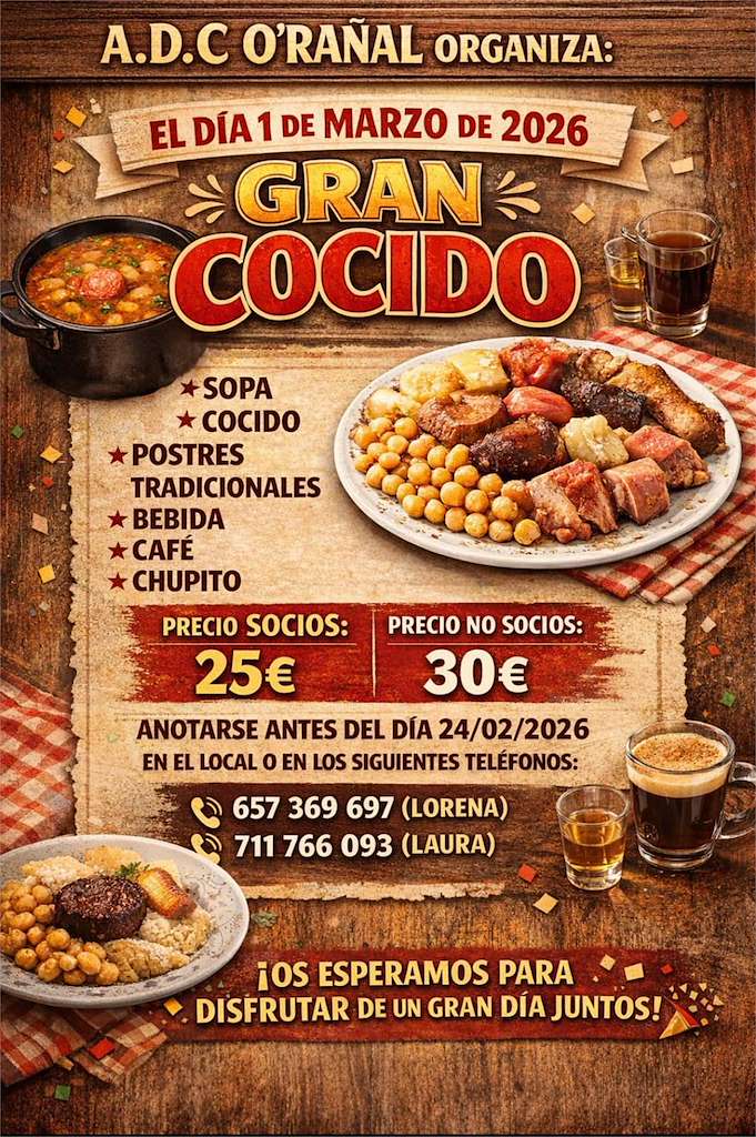 Gran Cocido de O´Rañal  (2026) en Arteixo