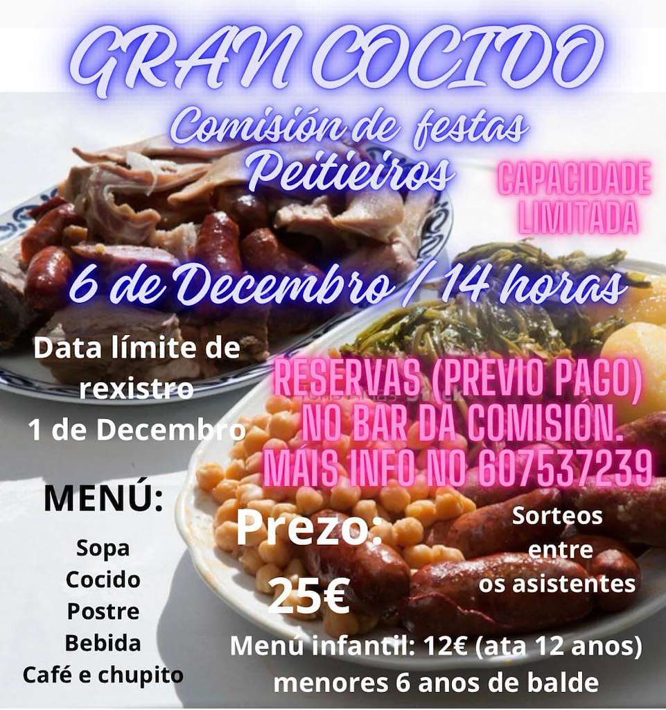 Gran Cocido de Peitieiros en Gondomar